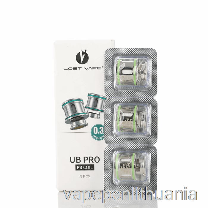 Dingo Vape Ub Pro Pakaitiniai Ritės 0.3ohm Ub Pro P3 Coils Vape Skystis